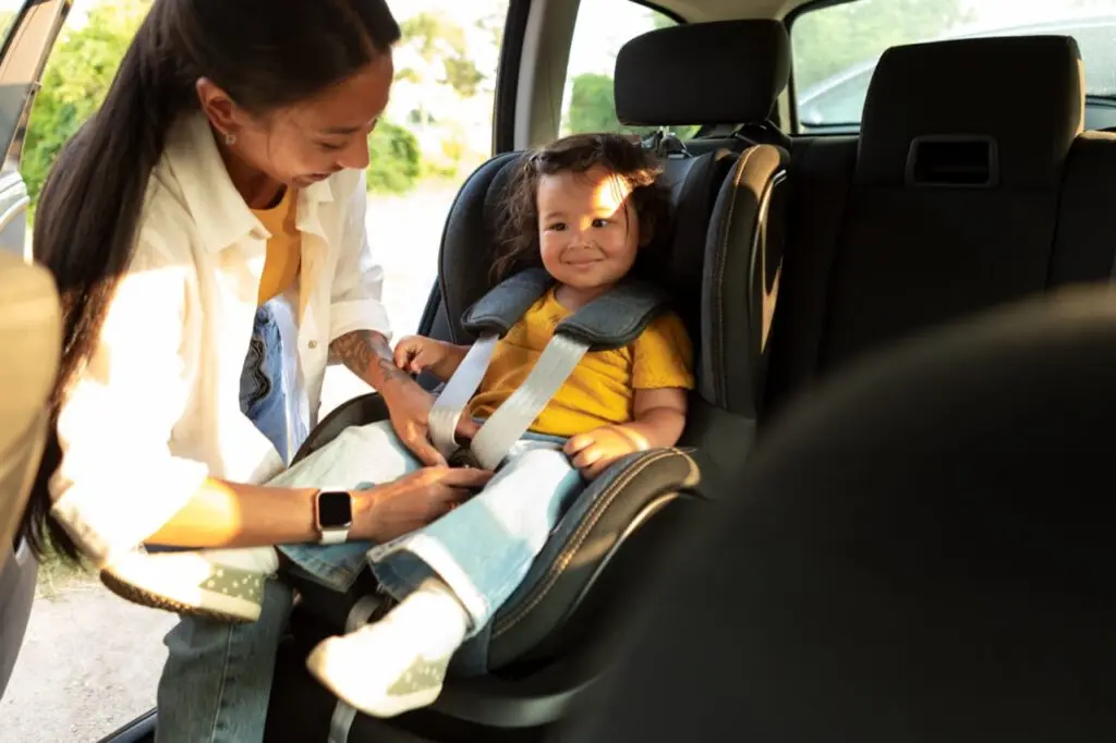 Child-seat-in-taxi- taxi with baby seat perth -