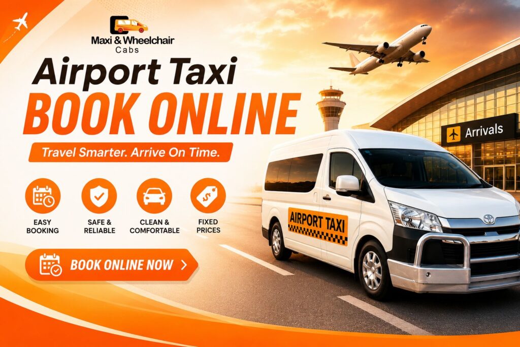 Book your airport taxi online now